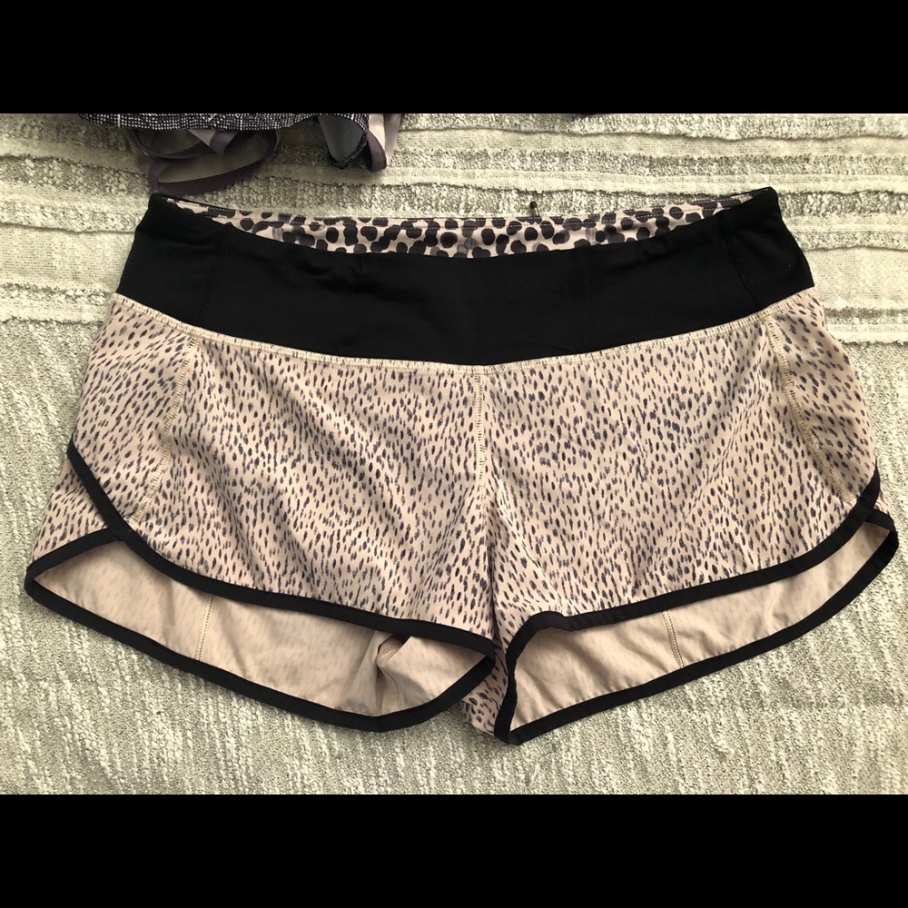 Lululemon Speed Shorts size 8